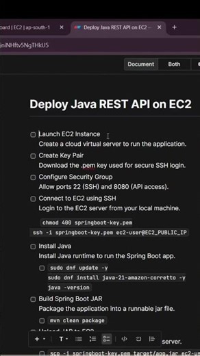 Spring boot Aws project in Tamil