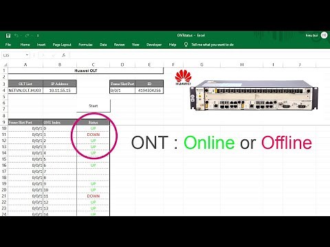 How to show the status of all ONTs of Huawei OLT