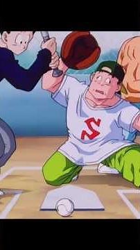 Gohan plays baseball #dragonball #anime #dbz