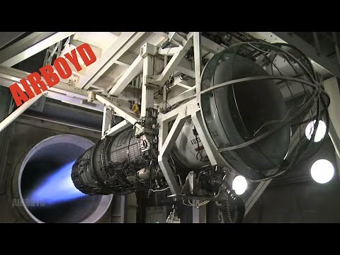 B-1 Bomber General Electric F101 Full Afterburner Engine Test
