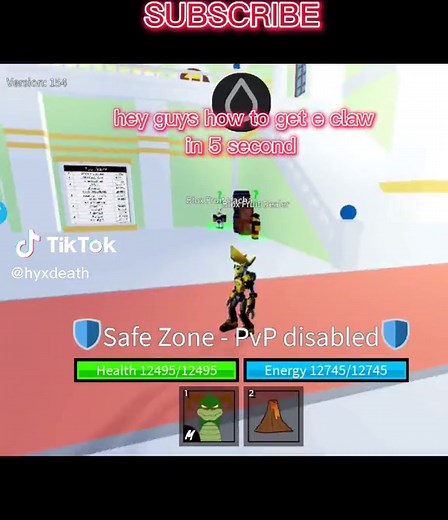 how to get e claw under 5 second easiest way to get e claw #bloxfruits #roblox #hyxdeath