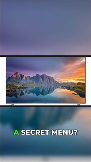 TVs Hide Menus for a Reason #tv #shorts #tech