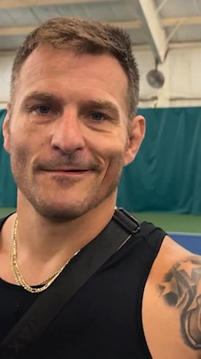 Turns out, those serves come fast🎾 😅 New episode of Stipe Tries is out now. 🔗 in bio. | Stipe Miocic