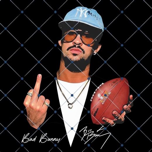 Bad Bunny Bowl PNG – Puerto Rico Football Jersey Design (digital Download) - Etsy