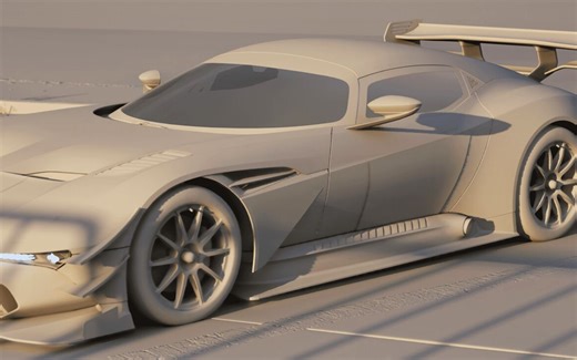 【3DSMAX建模】如何从零开始建模一辆酷酷的汽车模型？手把手教学车辆载具模型布线技巧，3dmax教程