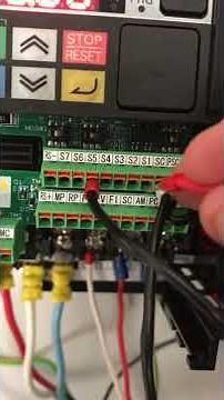 OMRON MX2 drive setup to run on external 24V signal