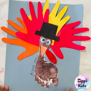 44K views · 718 reactions | Super cute handprint and footprint turkey craft for preschool and kindergarten 旅...A wonderful thanksgiving keepsake for parents旅旅旅 #footprint #handprint #pre-k #toddlers #kindergarten https://zippikids.com/blog/15-easy-turkey-crafts-for-thanksgiving-for-preschool--kindergarten | Zippi Kids Corner | Facebook