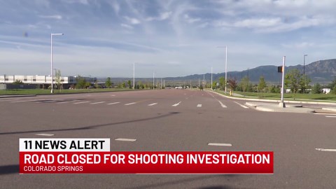 1 injured, road closed after early-morning shooting in Colorado Springs
