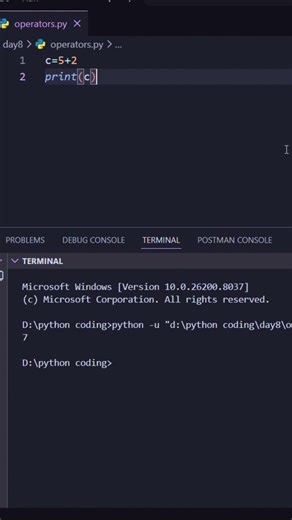 “Python Operators You Must Know 🤯” #python #coding #viral