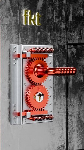 Heavy Duty Automatic Door Lock Spring Loaded