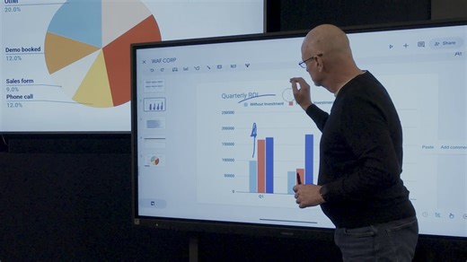 How to use the Markup tool on Samsung WAF Interactive Display - Samsung Business Insights