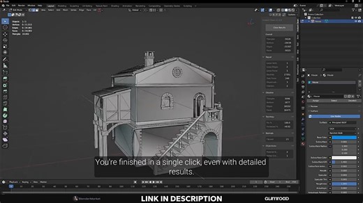 Blender插件 网格清理布线优化 Instant Clean V2.0.5