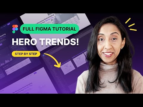 How To Design The Hottest Hero Trends! | FULL FIGMA TUTORIAL