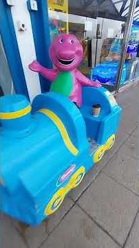 Fun2Learn Barney Train Kiddie Ride