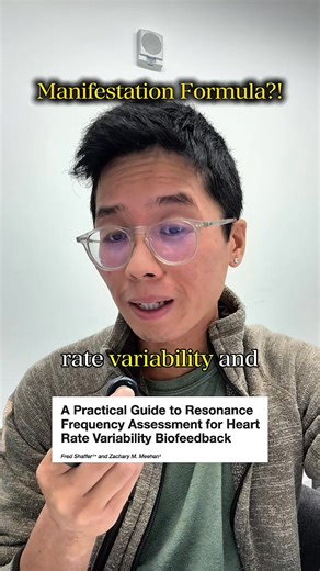 The Simplest Manifestation Formula by Dr. Joe Dispenza?! 🤔 ✅Step 1 - Get into a (heart-brain) Coherent State ✅Step 2 - Set Clear Intentions via Visualization ✅Step 3 - Elevate your Emotions Check my link in bio 👈 to access the full study articles References: 1) Shaffer et al. A Practical Guide to Resonance Frequency Assessment for Heart Rate Variability BiofeedbackUpdated 2) Mustile et al. Neural correlates of motor imagery and execution in real-world dynamic behavior: evidence for similaritie
