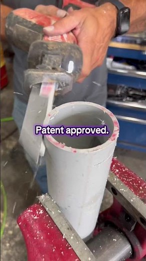 The Hack Stop allows you to cut the PVC without cutting the wires on the inside. #linemen #electric