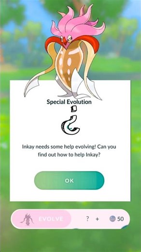 THIS IS NOT A JOKE… THAT’S HOW INKAY EVOLVES 😭 #pokemon #pokemongo #pokemonevolution