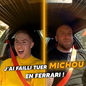 En Ferrari avec Michou !! Il a eu trèèès chaud ! 🤬 | GMK