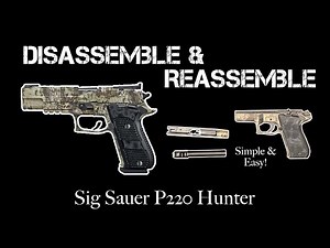 How to disassemble a Sig Sauer P220 10mm Hunter