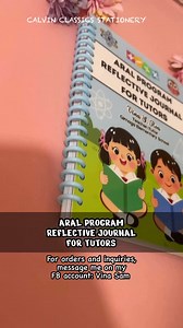 ‼️ARAL PROGRAM REFLECTIVE JOURNAL FOR TUTORS‼️ The ARAL Program Reflective Journal for Tutors is a practical companion for every teacher-tutor and volunteer-tutor engaged in the Academic Recovery and Accessible Learning (ARAL) Program. This journal is prepared in line with DepEd Order No. 18, s. 2025, which sets the official guidelines for implementing ARAL nationwide. It is designed to make tutoring organized and purposeful. Tutors can write daily objectives, document learner progress, and refl