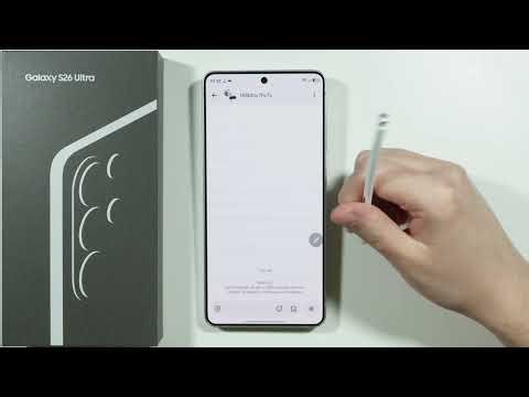 Samsung Galaxy S26 Ultra: How to Use S Pen (Stylus) - Tips & Tricks