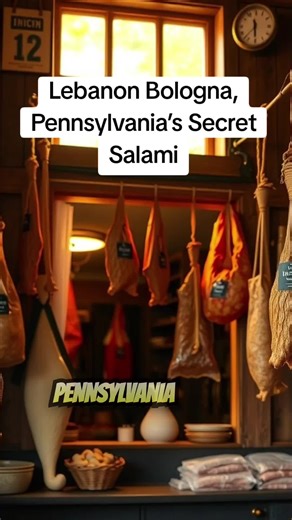 Lebanon Bologna, Pennsylvania’s Secret Salami Lebanon bologna, Pennsylvania Dutch food, PA regional foods, fermented meats, Seltzer’s Lebanon bologna, Pennsylvania food culture, local meat traditions #PennsylvaniaHistory #PANostalgia #PAFood #LebanonBologna #RegionalCuisine Lebanon bologna is a fermented, cold-smoked beef sausage rooted in Pennsylvania Dutch tradition. Sweet, smoky, and tangy, it resembles salami but remains largely unknown outside Pennsylvania. Its survival reflects regional lo