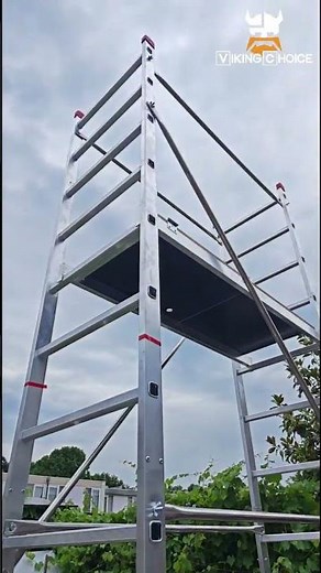Aluminium Rolling Scaffold 140x60x400 cm 🛠️ | 5 m Work Height