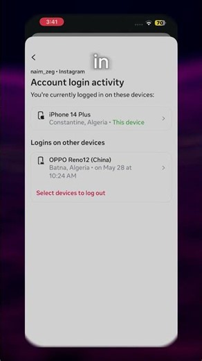 Check Instagram Login Activity Now