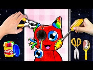 DIY Fixing Rainbow Friend To A New Toy With Diam | Diam English