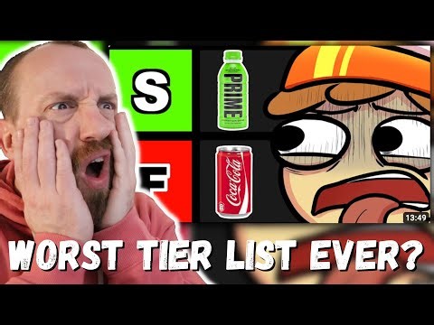 WORST TIER LIST EVER? SockStudios soda tier list (REACTION!)