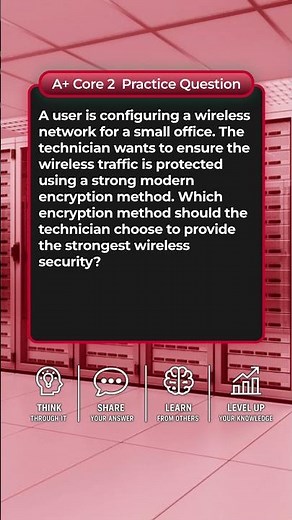 CompTIA A+ Core 2 Practice Question: Think You Can Get This Right? 🤔