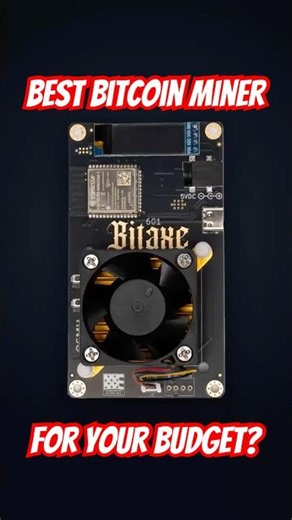 Best Bitcoin miner for your budget?