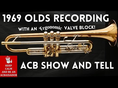 Vintage 1969 Olds Recording Trumpet! ACB Show & Tell