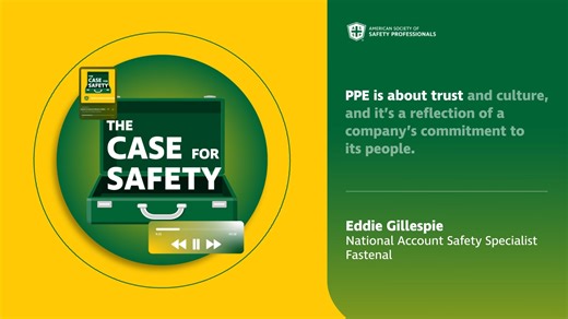 Compliance is the baseline. Supplying higher-standard PPE proves you’re serious about protecting your people from the real risks they face. Eddie Gillespie of Fastenal shares how you can take your PPE program to the next level in our latest episode. https://assp.us/474Kw5c #ad | American Society of Safety Professionals