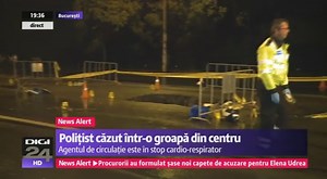 Romanian Motorcycle Cop Dies After Plunging with Bike in Huge, Poorly Signaled Pothole