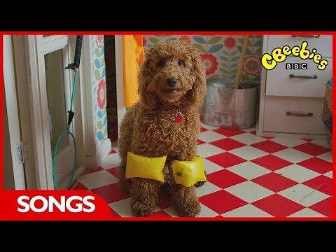 CBeebies Songs | Waffle The Wonder Dog | Swimming Song!