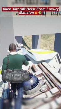 Alien Aircraft Heist From Luxury Mansion🔥👽