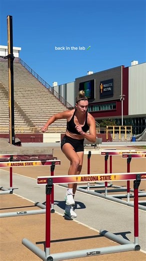 Heptathlete Training: Hurdles & Track Work