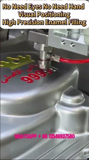 How to Use The High Precision Automatic Enamel Coloring Machine To Paint Motor Cover
