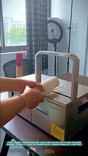 Tying Paper Quickly- Satisfying jobs and machinery in the world