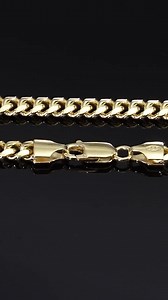 14k Gold Cuban Chains, Italian 925 Solid Sterling Silver Chain Dipped in Gold, 2mm, 3mm, 5mm Thick Cuban Links, With Strong Lobster Lock - Etsy