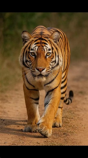 😱TIGER CHARGNIG JIM CORBETT | ATTACK AT JIM CORBETT 🐯#tiger #tigershroff #viral