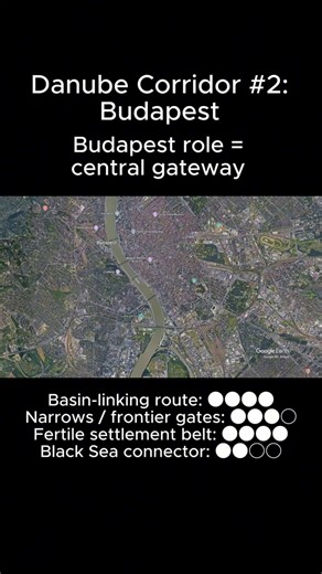 Danube Corridor #2: Budapest #history #geography #googleearth