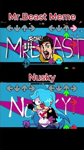 Mr Beast Meme vs Nusky Mod - Friday Night Funkin' Game