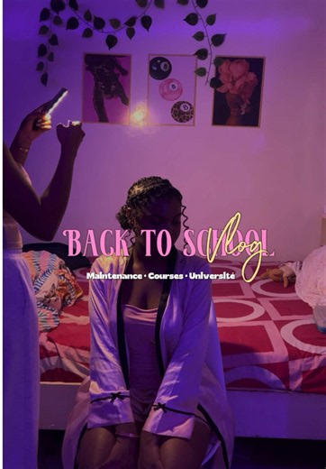 Back To School Vlog 🏫🩷 | Maintenance • Courses • Université ✨❤️ #vlog #ism #backtoschoolshopping #tiktokgabon🇬🇦tiktok #dakar