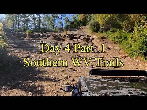 Southern WV Trails, Outlaw and Hatfield McCoy Day 4 Part 1 Stair Steps and Ledge #outlawtrailswv