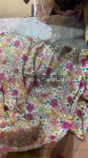 Explore Pure Armani Crêpe Silk Fabric for Weddings