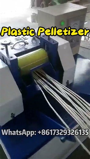 Automatic Plastic Pelletizer Machine for PE PP Recycling #plastic #recycle #pelletizing