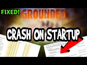 How To Fix Grounded Crashes! (100% FIX)