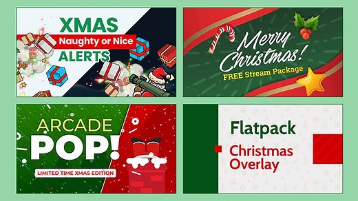 Christmas Overlays - Free Stream Overlays and Alerts